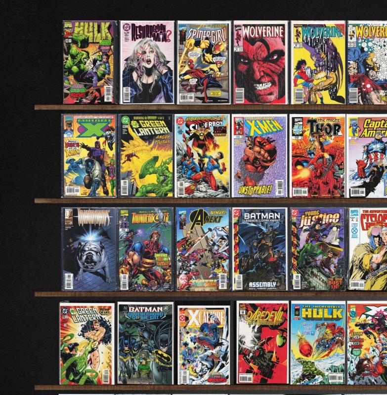 Huge Lot 150+ Comics with The Flash, Wolverine, Captain America & More!