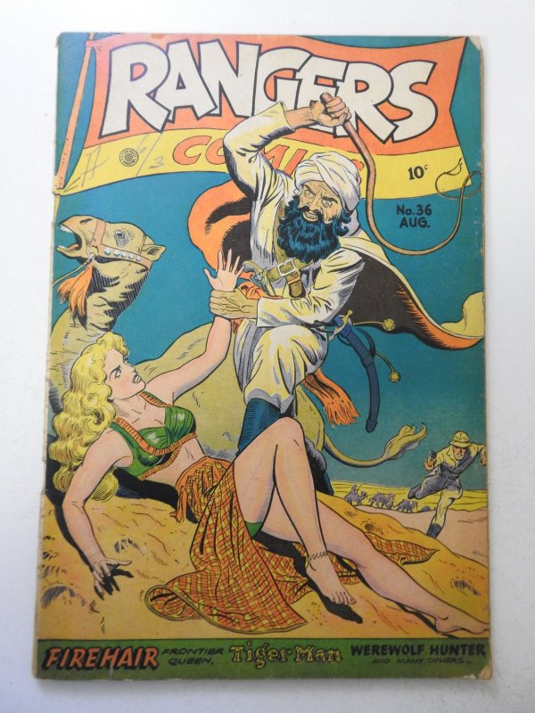 Rangers Comics #36 (1947) VG- Condition