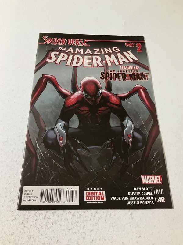 Amazing Spider-Man 10 Spiderverse part 2 Nm Near Mint Marvel Comics 