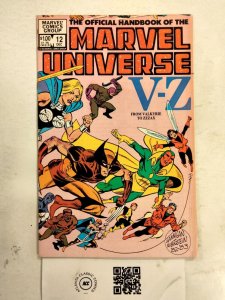 Official Handbook Marvel Universe #12 FN-VF Marvel Comics comic book 24 JW65