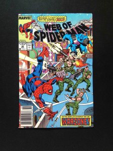 Web of Spider-Man #44  MARVEL Comics 1988 FN+ NEWSSTAND