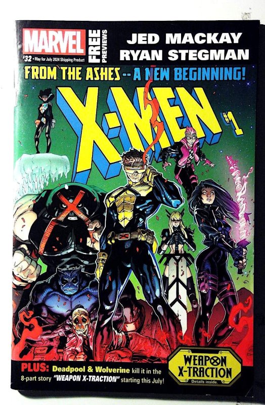 Marvel Previews (X-Men #1) #32 (2024) Marvel Comics 1st Print Comic Book