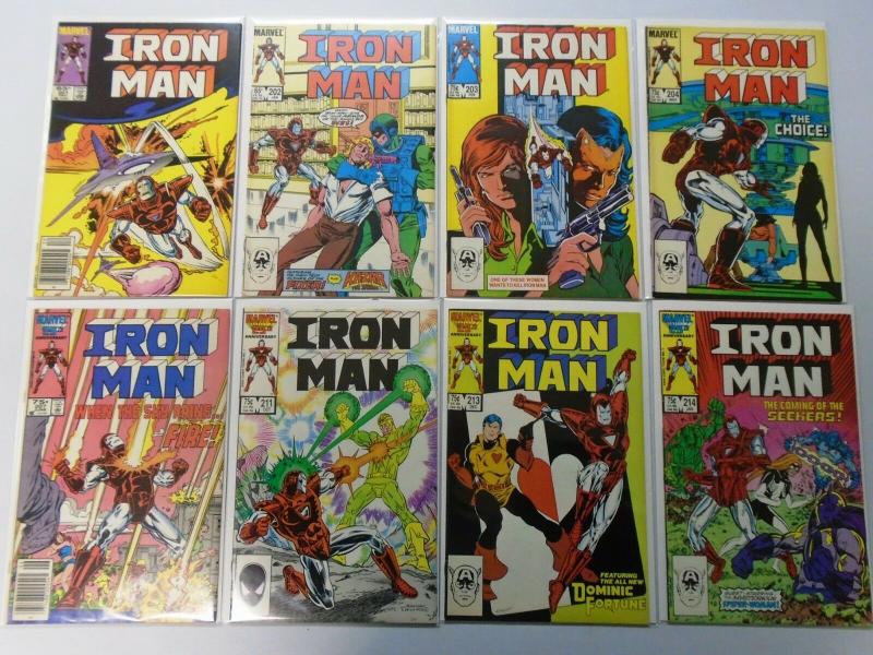 Iron Man Lot, From:#201-249, 36 Different, Average 6.0/FN (1985-1989)