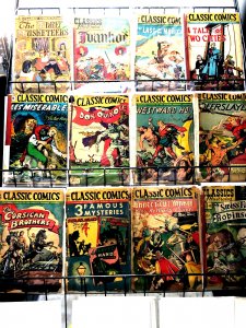 CLASSIC COMICS/ ILLUSTRATED 24 diff low grade, low HRNs amazing collection