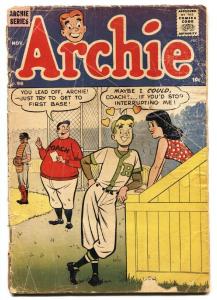 Archie #96 1958-MLJ-Betty-Veronica Baseball cover 