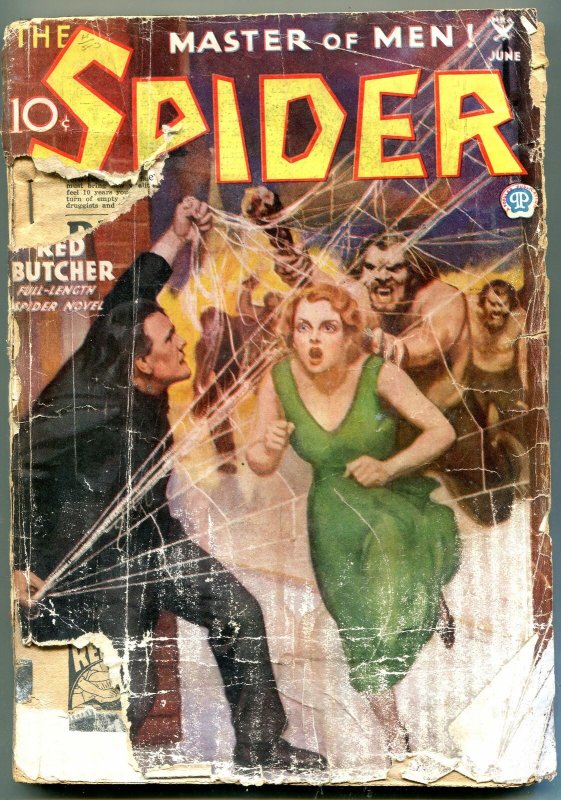 The Spider Pulp June 1935- Hordes of the Red Butcher- Bargain copy