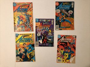 Action Comics #522 524 527 528 And 530 Lot Of 5