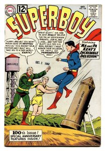 SUPERBOY #100 comic book 1962-SPECIAL ANNIVERSARY ISSUE-first DR. XANDU