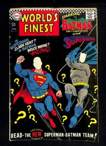 World's Finest Comics #167 Superman Batman!