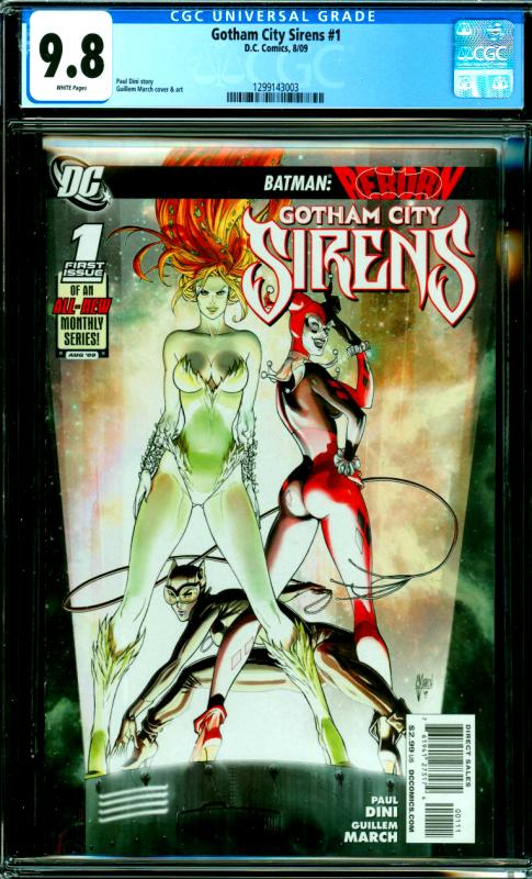 Gotham City Sirens #1 CGC Graded 9.8