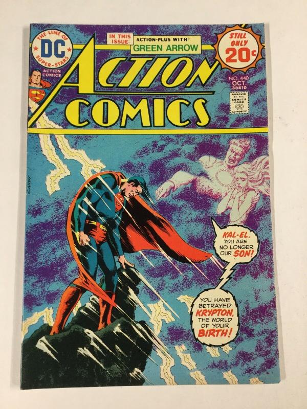 Action Comics 440 7.5 Vf- Very Fine- Dc Comicsbronze Age