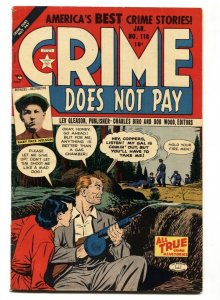 Crime Does Not Pay #118 1952-Baby Face Nelson- Golden Age G/VG