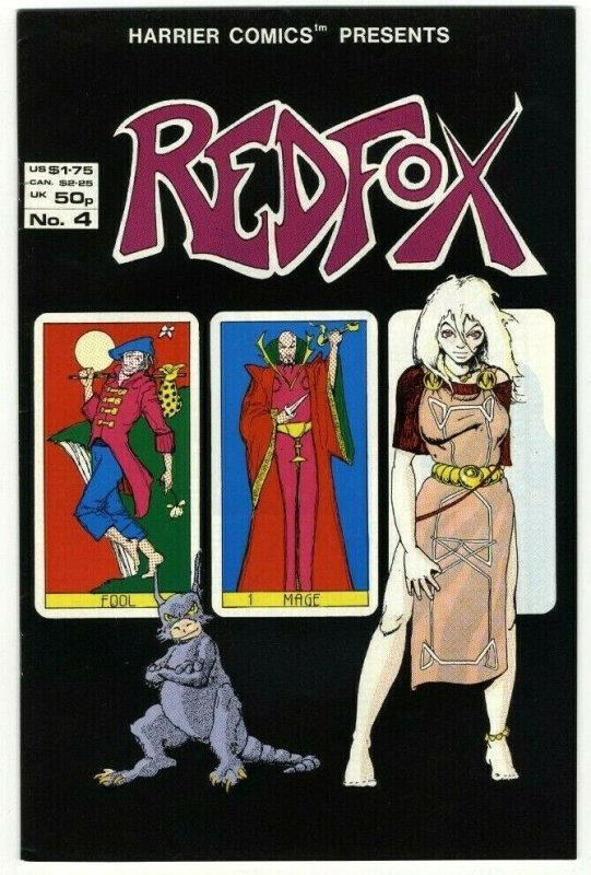 Red Fox #4 - Harrier Comics - July 1986 