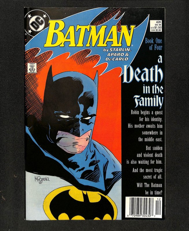 Batman #426 Death in the Family Part One!