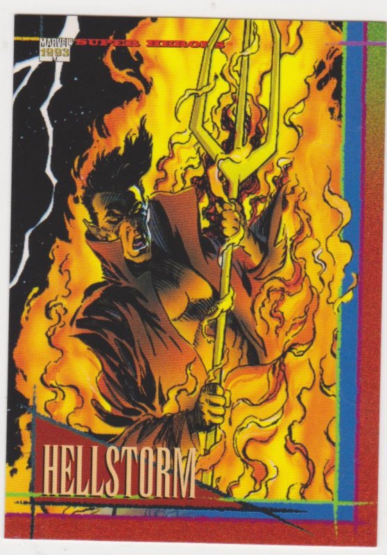 1993 Marvel Universe #53 Hellstorm