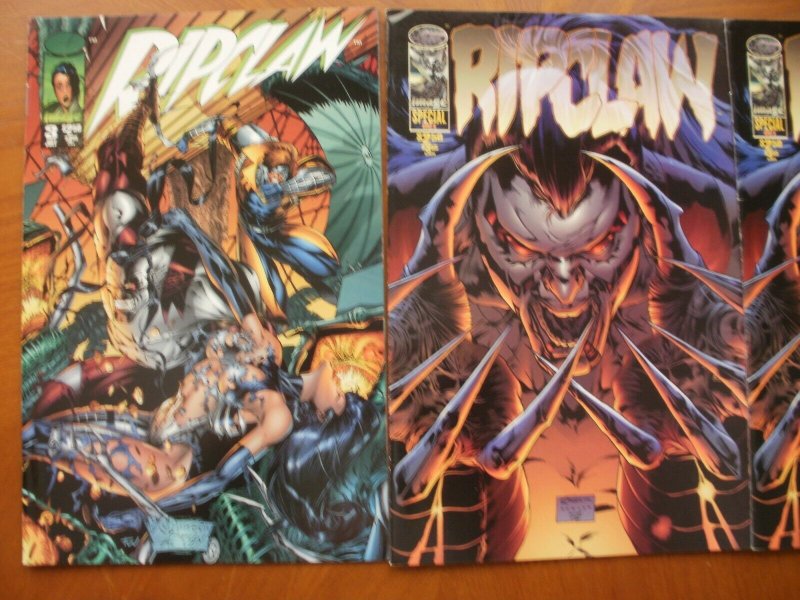 3 Image RIPCLAW Comic #3 + (2x)-SPECIAL (1995) Peterson Silvestri Wohl Raskin