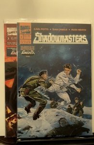 Lot of 2 Shadowmasters #1,3 (1989)