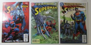 Jim Lee Superman Collection NM 206-208 DC comics Unread Comics