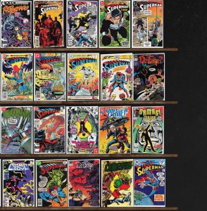 Huge Lot 130+ Comics with Superman, Cable, Incredible Hulk, Deadman & More!