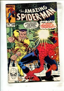 AMAZING SPIDER-MAN #246 (8.0) SPIDEY FIGHTS JJ JAMESON! DIRECT 1983