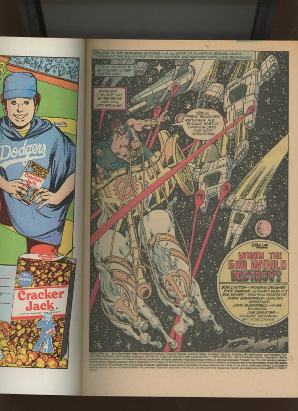 (1982) Hercules #3: BRONZE AGE! DIRECT! COMBINED SHIPPING! (9.2)