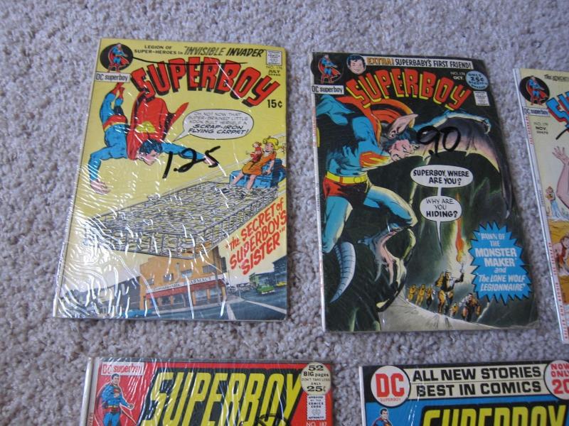 DC Superboy #176 178 179 180 + more VG/F (5.0) Bronze age lot 11 comics (475J) 