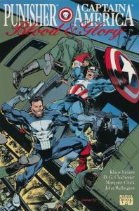 PUNISHER CAPTAIN AMERICA BLOOD & GLORY 1-3  complete