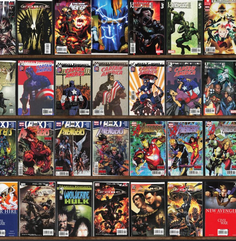 Huge Lot 140+ Comics with Avengers, X-Force, New Avengers, Inhuman & More!
