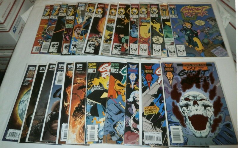 Ghost Rider V3 (1989) #2-7,59-61,66-69,72,73 + Danny Ketch comic book lot of 50