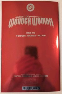 Absolute Wonder Woman #15 2nd Print Sherman Virgin Foil Signed Scott Snyder COA!
