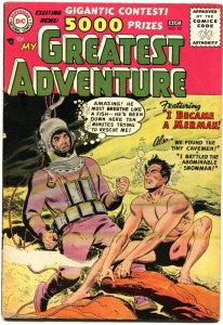 MY GREATEST ADVENTURE #10-1956--ABOMNABLE SNOWMAN--RUBEN MOREIRA ART---RARE