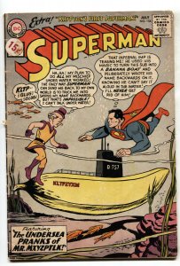 SUPERMAN #154 1962-MR MXYZPTLK-BANANA SUBMARINE COVER