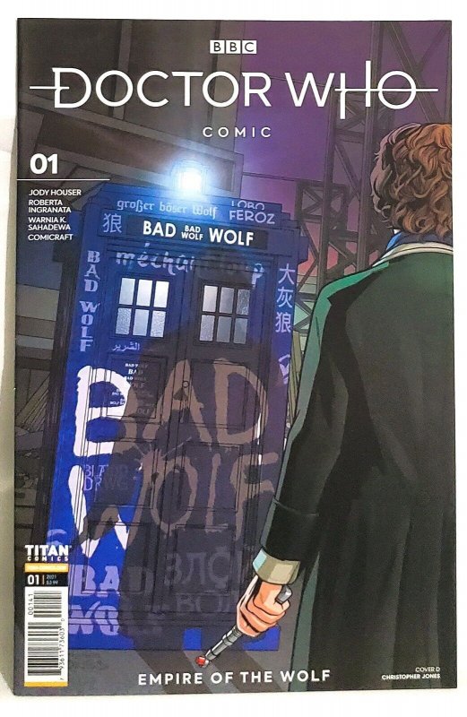 DOCTOR WHO The Empire of the Wolf #1 FOC Virgin Variant and Cover D Titan Comics