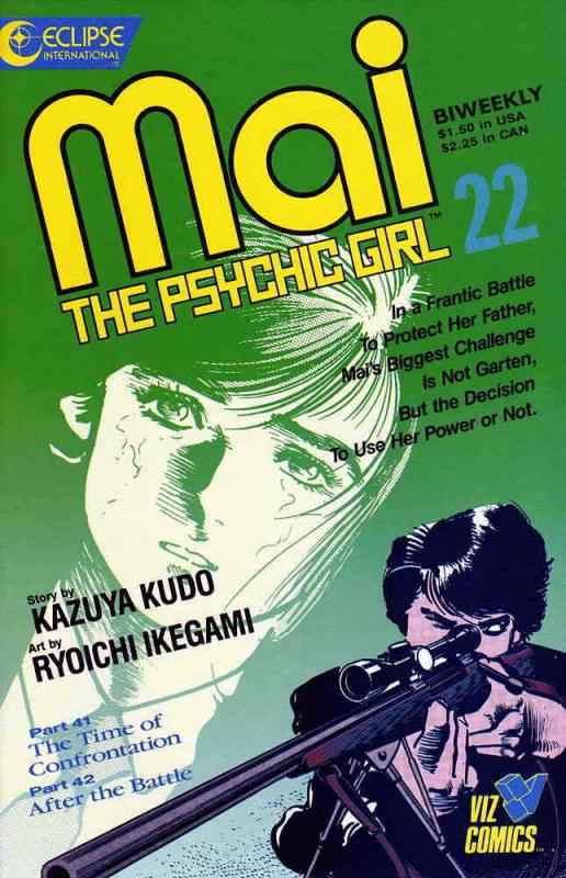 Mai, the Psychic Girl #22 VF/NM; Eclipse | save on shipping - details inside