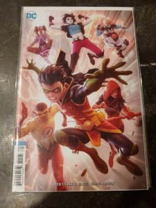 Teen Titans Comic Issue 21 Limited Variant Modern Age First Print Glass Chang DC