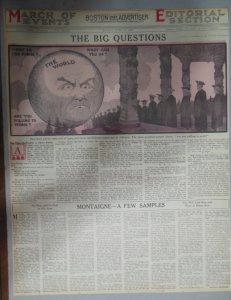 Huge Winsor McCay Editorial Illustration from 6/18/1933 Full Size 15 x 22 inches