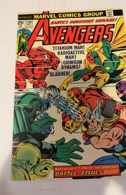 The Avengers #130 (1974)radioactive man, crimson dynamo titanium ma