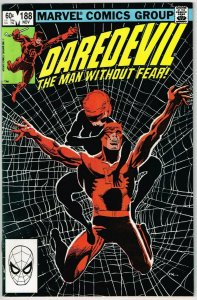 Daredevil #188 (1964) - 9.0 VF/NM *Frank Miller Black Widow*