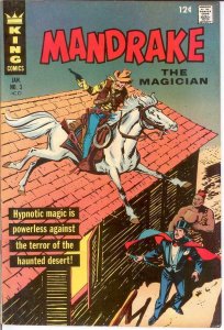 MANDRAKE THE MAGICIAN 3 FINE PHANTOM BACK UP COMICS BOOK