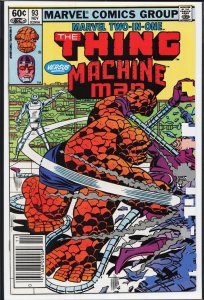 Marvel Two-in-One #93 (1982) The Thing