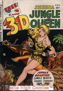 3-D SHEENA, JUNGLE QUEEN (1953 Series) #1 Fine Comics Book 