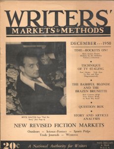 Writers' Markets & Methods 12/1950-trade publication for writers-pulp-VG
