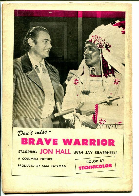 Motion Picture Comics #112 1952-Brave Warrior-Jay Silverheels-Jon Hall-VG