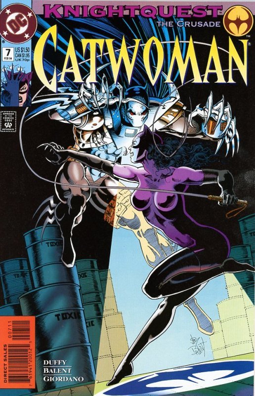 Catwoman 7  1993  9.0 (our highest grade)  Jim Balent Art!  Knightquest!