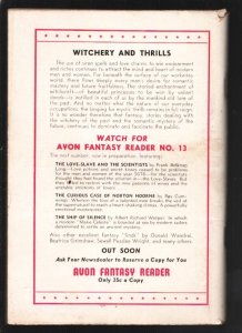 Avon Fantasy Reader #12 1950-Sax Rohmer-Robert E Howard-Welman--Pulp adventure,