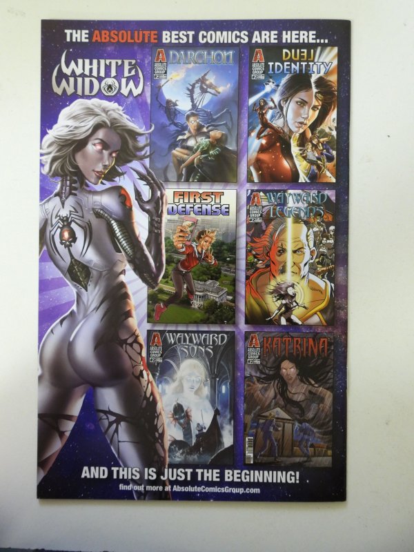 White Widow #2 Virgin Variant Edition Signed by Benny Powell W/COA NM- Condition