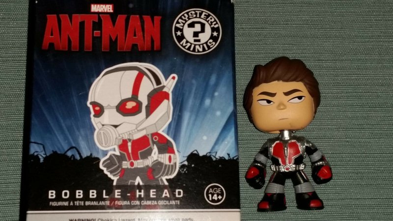 Ant-Man Unmasked MYSTERY MINI Bobble Head FUNKO MARVEL COLLECTOR CORPS EXCLUSIVE