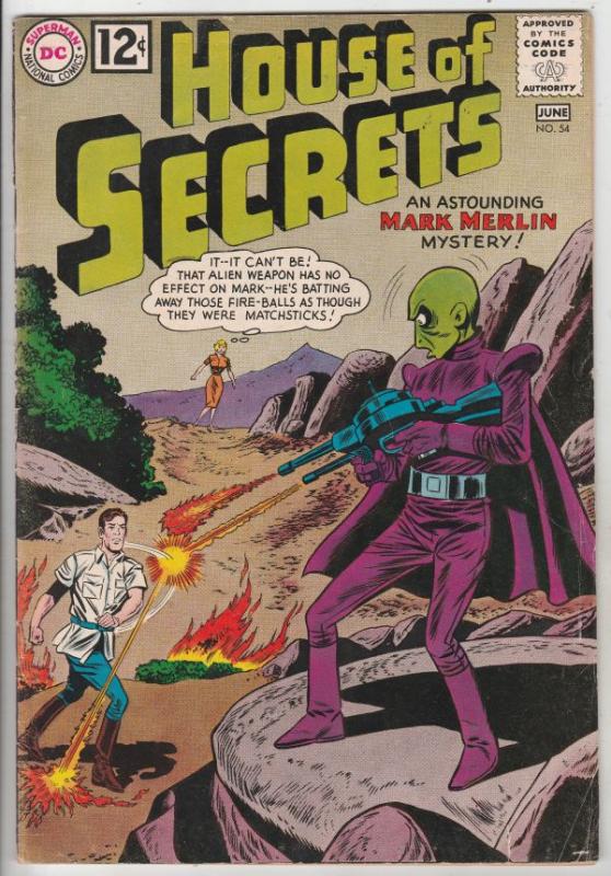 House of Secrets #54 (Jun-62) VG/FN- Mid-High-Grade 