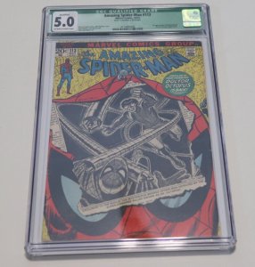 Amazing Spider-Man #114 CGC 5.0 Qualified Hammerhead Appearance 1972