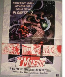 MR. MAJESTIC Promo poster,  17x22, 1999,  Unused, more Promos in store